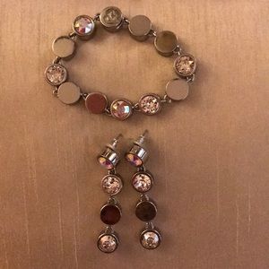 Swarovski Lola and Grace bracelet and earrings set